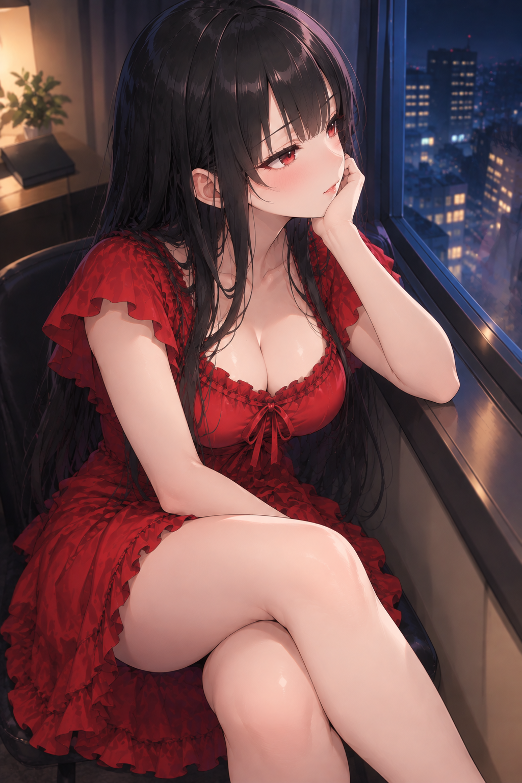 物憂げな表情