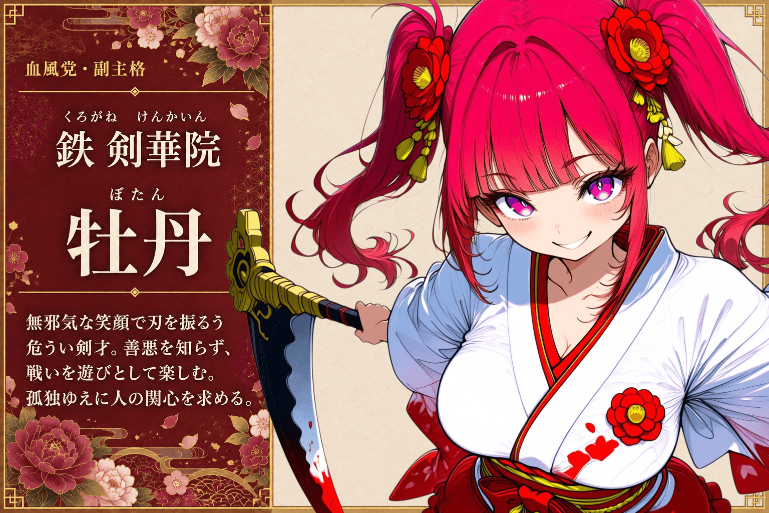 牡丹人物カード