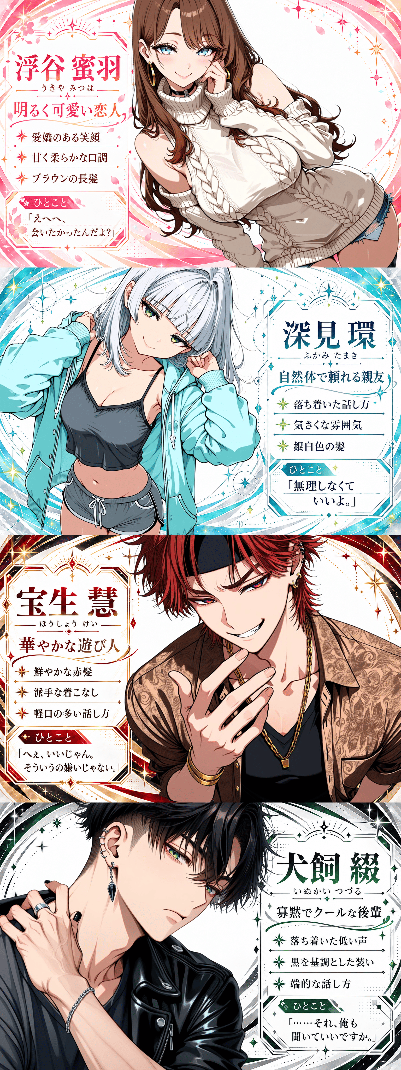 プロフィールカード