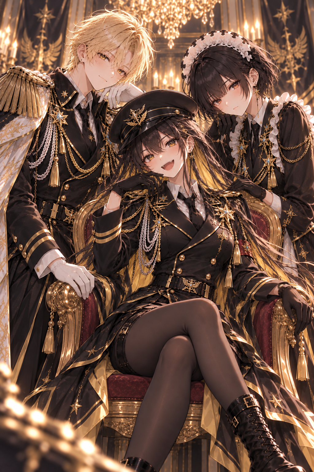 星輝軍の3人