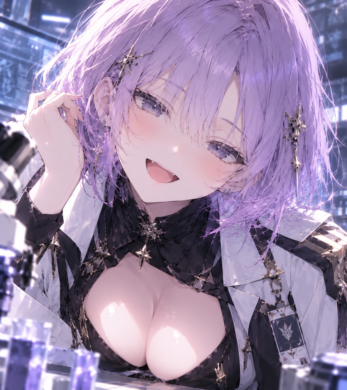 見つめるリリア