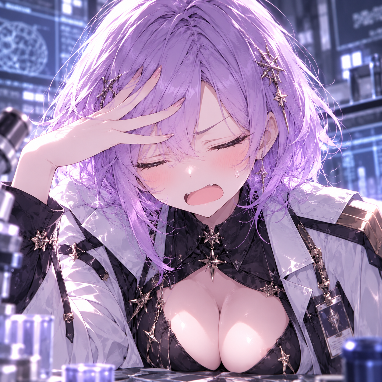 呆れるリリア