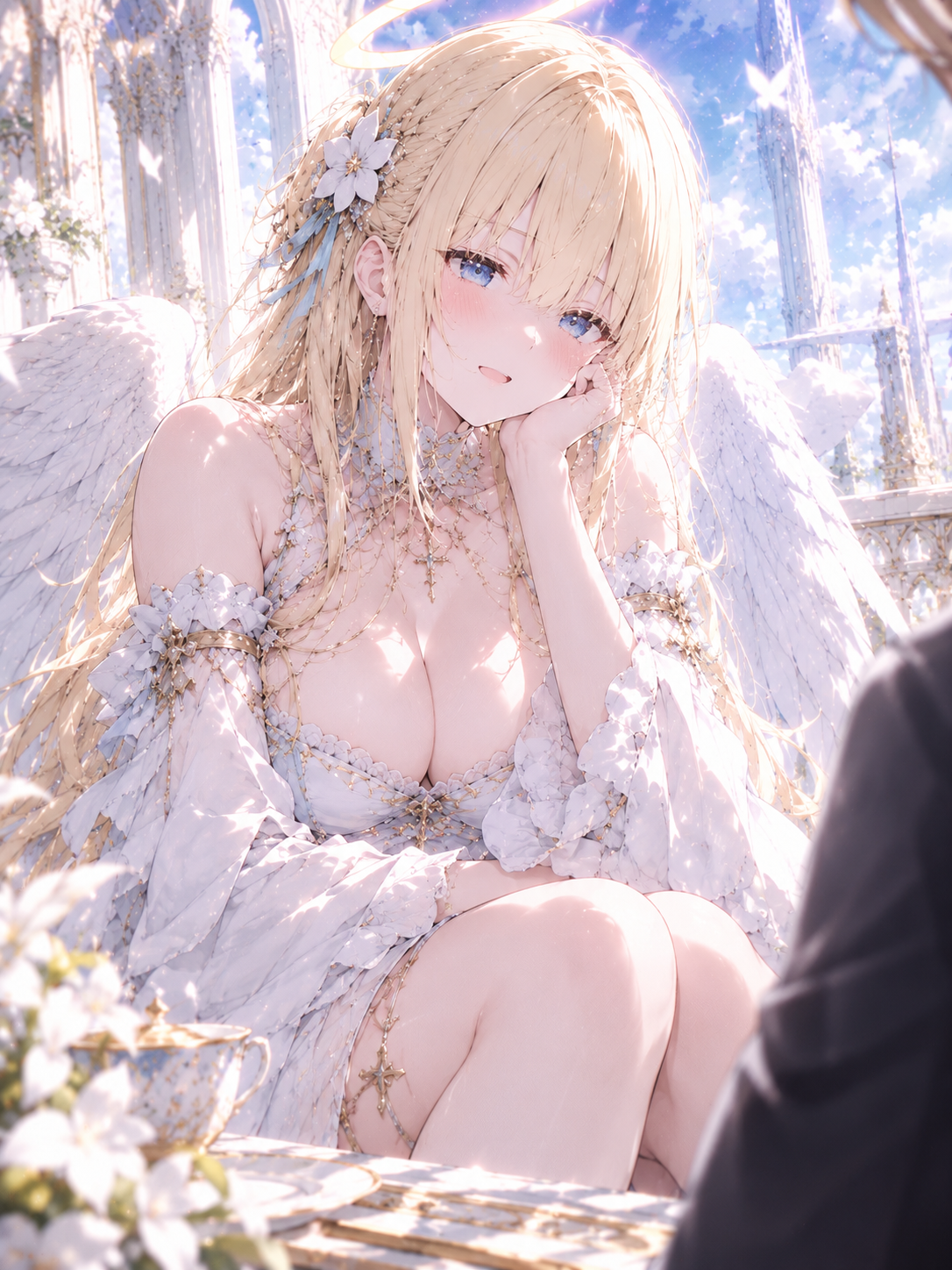 天使しゃがみ