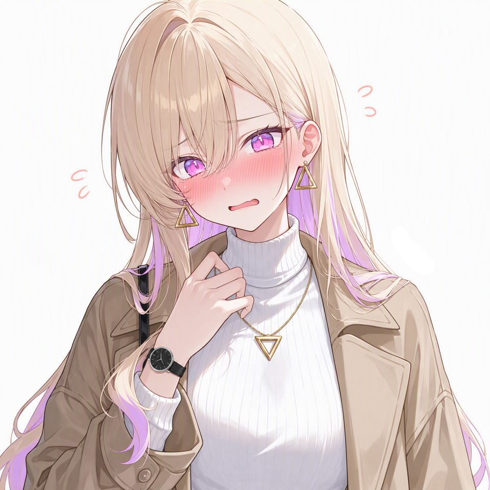 桐沢小春の恥ずかし泣き