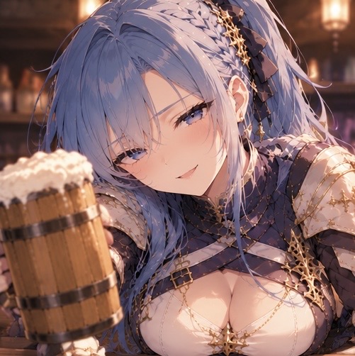酒を飲む