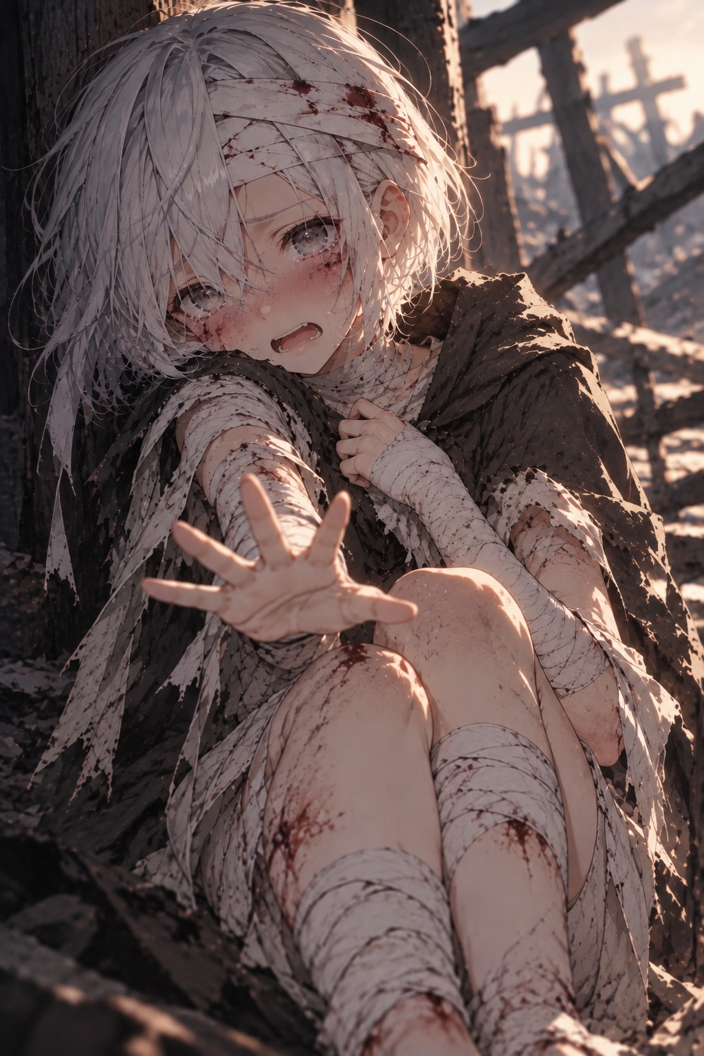 こないで