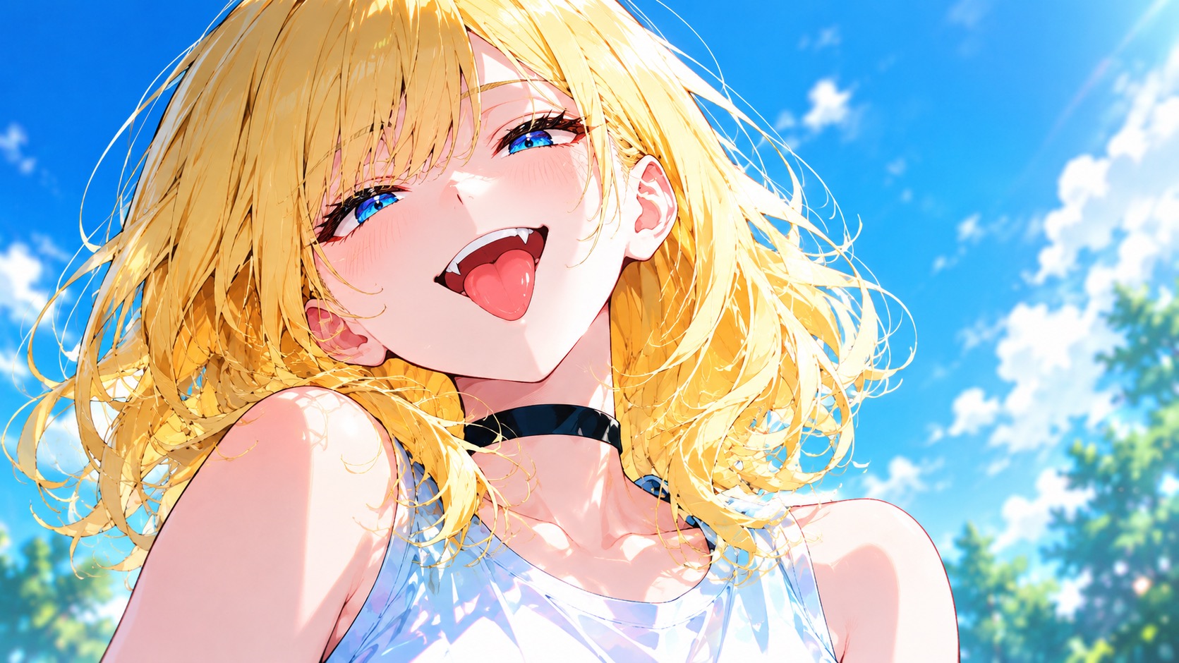 あなたと仲良くなり
街中でばったり会い
あなたを揶揄ってるシーン