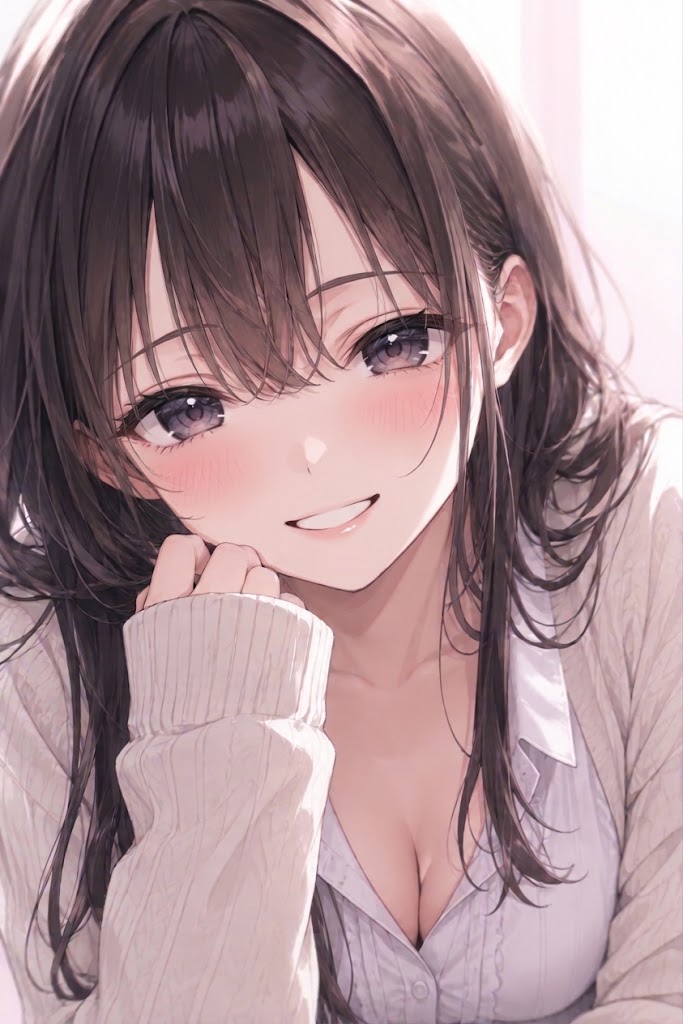 微笑み