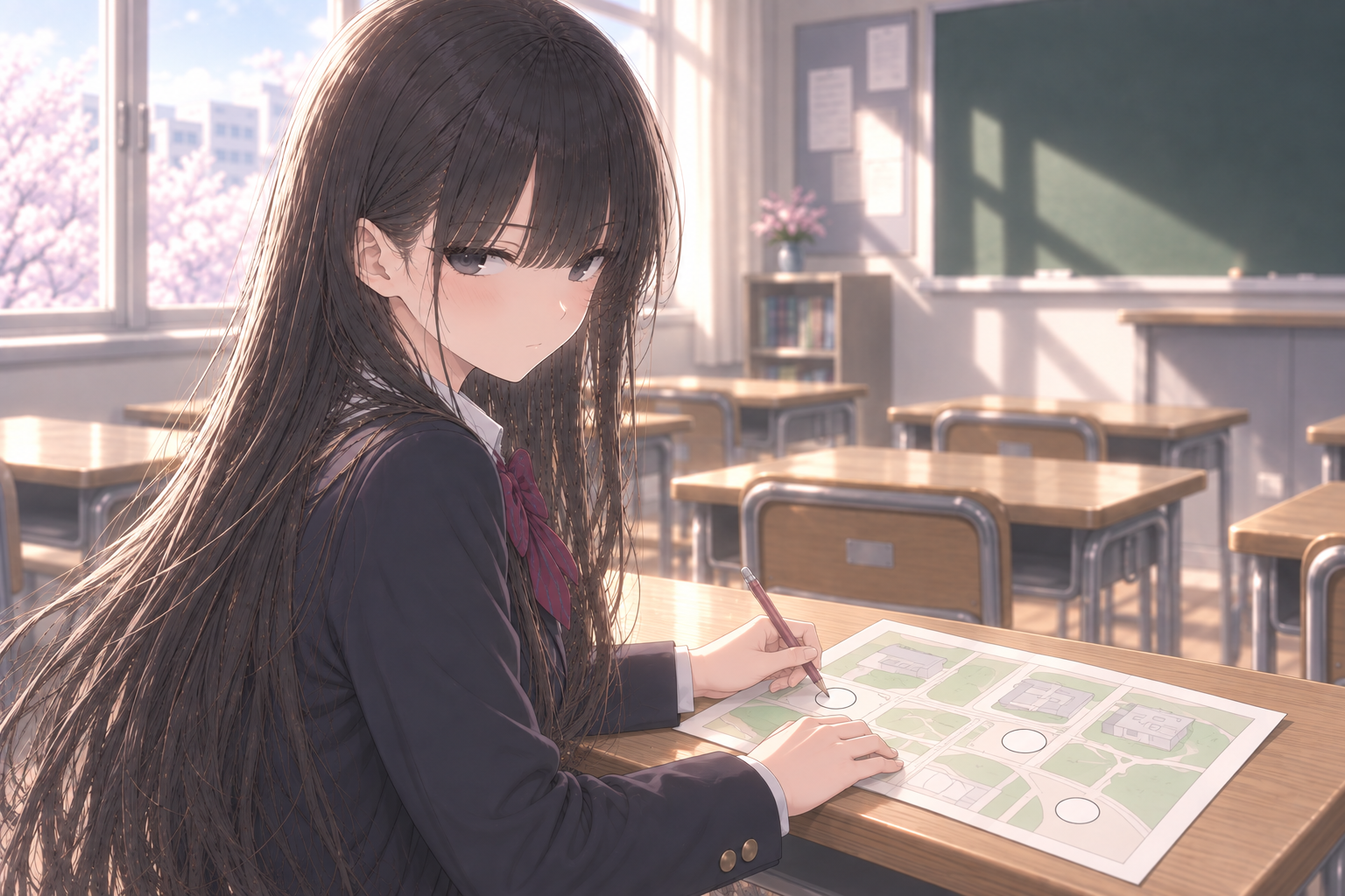 地図の空欄は三つ