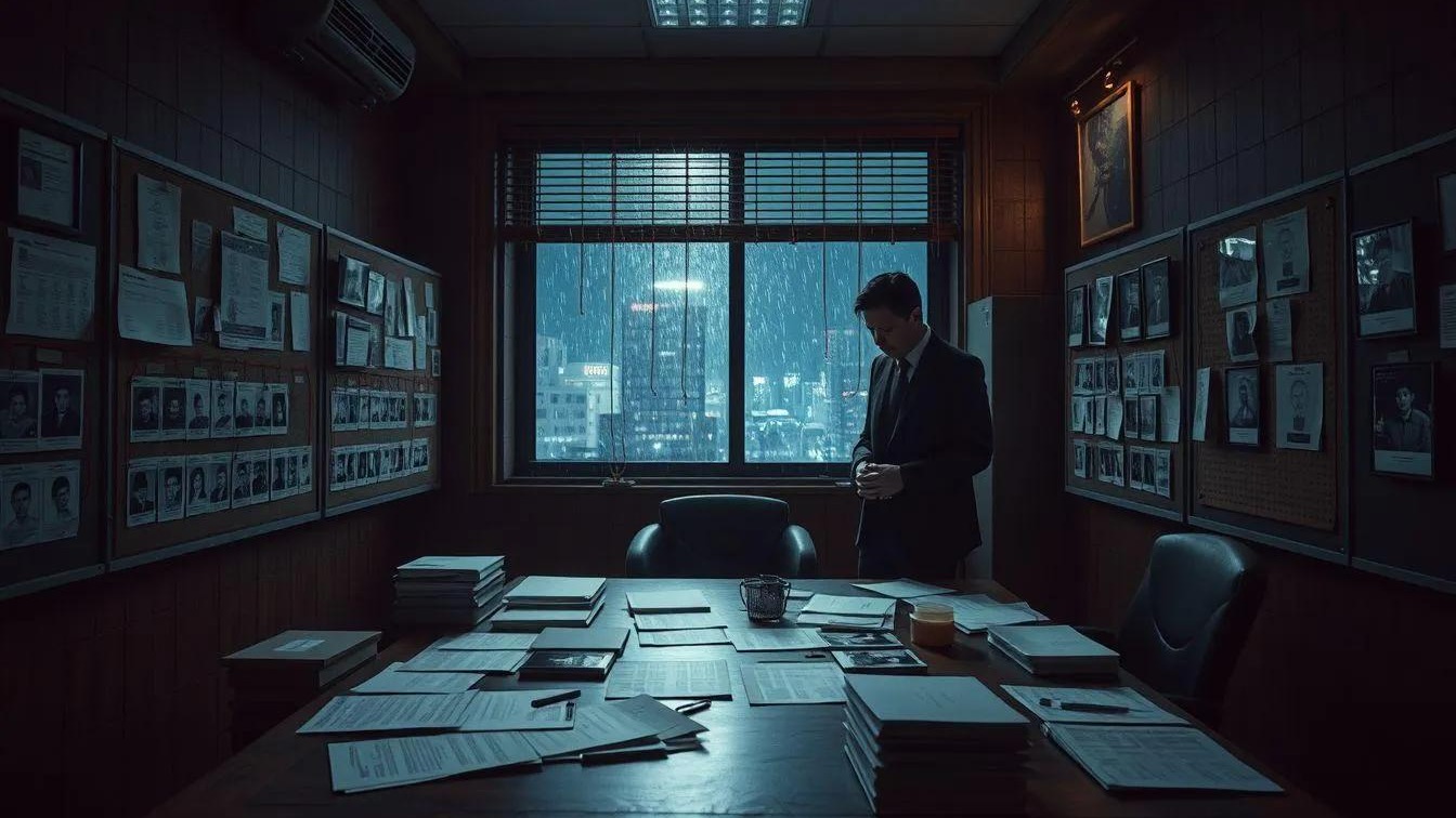 深夜の刑事課